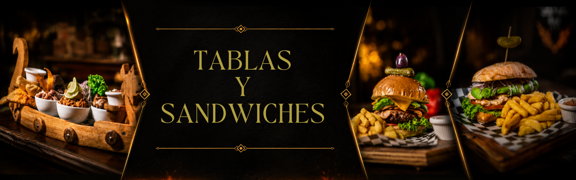 tablas y Sandwiches